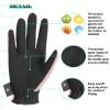 Thapower Horse Riding Gloves Women Equestrian Riding Gloves Ladies Youth Girls Flower Pattern Horseback Leather Gloves Summer Winter Outdoor Sports Mittens view 3