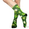 Benefeet Sox Funny Avocado Socks for Men Novelty Colorful Dress Socks with Designs Cute Food Themed Socks Crazy Cool Avocado Gifts for Avocado Lover 3D Print Patterned Socks Weird Gag Christmas Gifts view 1
