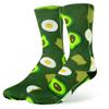 Benefeet Sox Funny Avocado Socks for Men Novelty Colorful Dress Socks with Designs Cute Food Themed Socks Crazy Cool Avocado Gifts for Avocado Lover 3D Print Patterned Socks Weird Gag Christmas Gifts view 3