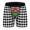 Ainuno Gag gifts for Christmas Funny Underwear Mens Holiday Boxer Briefs Hilarious gag Gifts Novelty Boxers Trunks Humorous Underwear Ugly Xmas Present Man Men Fun Fun Xmas Graphic Printed Breathable view 1