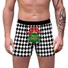 Ainuno Gag gifts for Christmas Funny Underwear Mens Holiday Boxer Briefs Hilarious gag Gifts Novelty Boxers Trunks Humorous Underwear Ugly Xmas Present Man Men Fun Fun Xmas Graphic Printed Breathable view 2