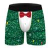Ainuno Holiday Boxer Briefs for Men Funny Christmas underwear Novelty Gag Gifts Humorous Holiday Underwear Man Birthday Novelty Boxers Ugly Xmas Underwear Trunks Adults Pj Pants 20th 30th 40th view 1