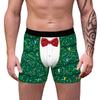 Ainuno Holiday Boxer Briefs for Men Funny Christmas underwear Novelty Gag Gifts Humorous Holiday Underwear Man Birthday Novelty Boxers Ugly Xmas Underwear Trunks Adults Pj Pants 20th 30th 40th view 2