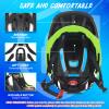 Lixada Kids Bike Helmet Adjustable Detachable Full Face Helmet for Cycling Helmet for Children Bicycle, Skateboard, Scooter, Protective Gear (20.5-22 Inches) view 4