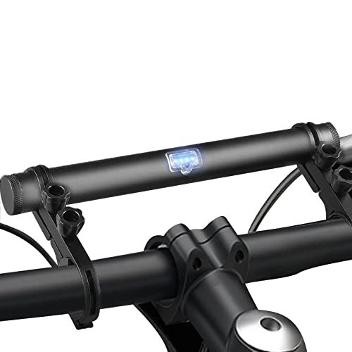 Bike Handlebar Extender, 20CM Handlebar Extension Bracket Double Handlebar Aluminum Alloy Bracket Extender with Clamp Light Mount Holder Power Bank for Motorcycle