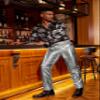 COOFANDY Shiny Pants for Men Metallic Night Club Disco Pants 70s 80s 90s Party Dress Pant Straight Leg Trousers view 3