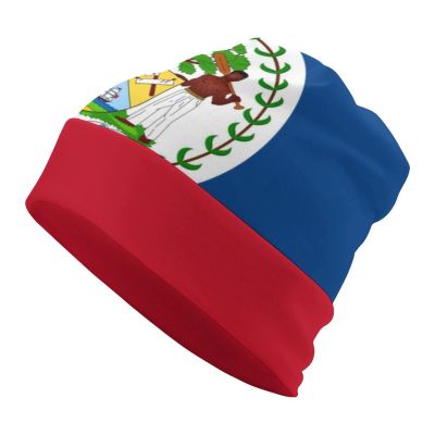 BAIKUTOUAN Flag of Belize Soft Warm Skull Cap Lightweight Beanies Hat For Men Women Slouchy Cycling Work Sleep