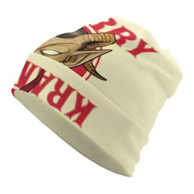 BAIKUTOUAN Merry Krampus Soft Warm Skull Cap Lightweight Beanies Hat For Men Women Slouchy Cycling Work Sleep, White-style, One Size