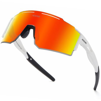 IKTOD Sports Sunglasses  UV Protection for Youth, Men & Women, Ideal for Cycling, Running, Baseball, Skiing & Softball (C20)