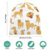 BAIKUTOUAN Golden Retriever Soft Warm Skull Cap Lightweight Beanies Hat For Men Women Slouchy Cycling Work Sleep view 2