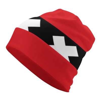 BAIKUTOUAN Amsterdam City Flag Soft Warm Skull Cap Lightweight Beanies Hat For Men Women Slouchy Cycling Work Sleep