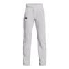 Under Armour Boys ArmourFleece Straight Leg Pant, (014) Halo Gray / / Black, Youth X-Small view 1