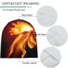 BAIKUTOUAN Funny Cock Fire Rooster Soft Warm Skull Cap Lightweight Beanies Hat For Men Women Slouchy Cycling Work Sleep view 4