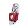 FOCO Oklahoma Sooners NCAA Womens Glitter Gel Slide - L view 2
