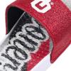 FOCO Oklahoma Sooners NCAA Womens Glitter Gel Slide - L view 4