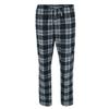 Hanes Men's X Temp Micro Fleece Thermal Set, Small, Grey with Grey and Black Plaid view 3