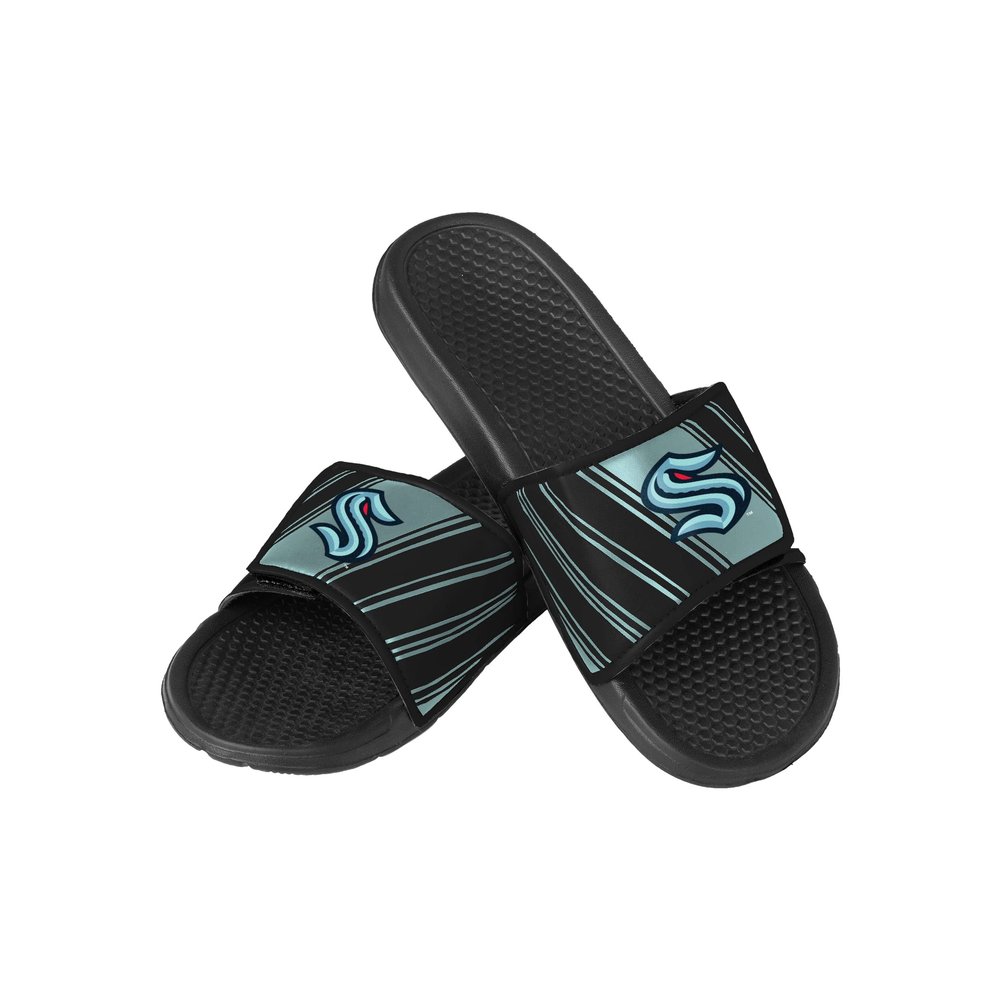 Seattle Kraken NHL Mens Legacy Velcro Sport Slide - M