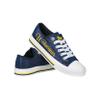 FOCO Michigan Wolverines NCAA Womens Color Glitter Low Top Canvas Shoes - 10 view 1
