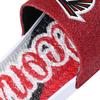 FOCO Atlanta Falcons NFL Womens Glitter Gel Slide - XL view 4