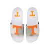 FOCO Women's NCAA College Big Logo Shimmer Slide Flip Flop Sandals, Team Color, 11-12 view 2