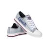 FOCO New York Giants NFL Womens Color Glitter Low Top Canvas Shoes - 10