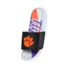 FOCO Clemson Tigers NCAA Womens Glitter Gel Slide - XL view 2