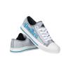FOCO Carolina Panthers NFL Womens Color Glitter Low Top Canvas Shoes - 7 view 1