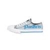 FOCO Carolina Panthers NFL Womens Color Glitter Low Top Canvas Shoes - 7 view 2