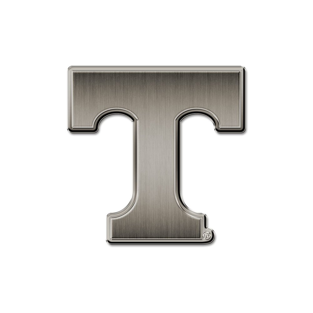 NCAA Rico Industries Tennessee Volunteers Antique Auto Emblem Antique Nickel Auto Emblem for Car/Truck/SUV