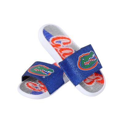 FOCO Florida Gators NCAA Womens Glitter Gel Slide - XL