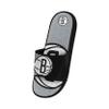 FOCO Brooklyn Nets NBA Mens Colorblock Big Logo Gel Slides - L view 3