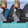 Palms-O-Aces Pickleball Paddle Cover | Canvas Padded Pickleball Paddles Sleeve with Zipper | Lightweight Protective Paddle Case for Standard Paddles | Paddle Cover Accessory | Blue view 2