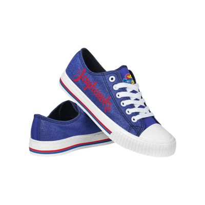 FOCO NCAA Womens Color Glitter Low Top Canvas Shoes - 9