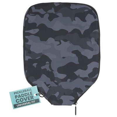 Palms-O-Aces Pickleball Paddle Cover | Canvas Padded Pickleball Paddles Sleeve with Zipper | Lightweight Protective Paddle Case for Standard Paddles | Paddle Cover Accessory | Dark Camo
