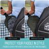 Palms-O-Aces Pickleball Paddle Cover | Canvas Padded Pickleball Paddles Sleeve with Zipper | Lightweight Protective Paddle Case for Standard Paddles | Paddle Cover Accessory | Dark Camo view 2