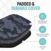 Palms-O-Aces Pickleball Paddle Cover | Canvas Padded Pickleball Paddles Sleeve with Zipper | Lightweight Protective Paddle Case for Standard Paddles | Paddle Cover Accessory | Dark Camo view 4