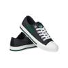 FOCO New York Jets NFL Womens Color Glitter Low Top Canvas Shoes - 7
