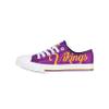 FOCO Minnesota Vikings NFL Womens Color Glitter Low Top Canvas Shoes - 7 view 2