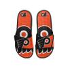FOCO Philadelphia Flyers NHL Mens Colorblock Big Logo Gel Slides - L view 2