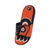 FOCO Philadelphia Flyers NHL Mens Colorblock Big Logo Gel Slides - L view 3