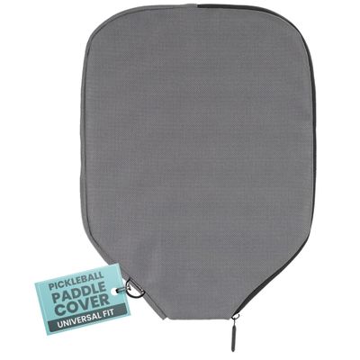 Palms-O-Aces Pickleball Paddle Cover | Canvas Padded Pickleball Paddles Sleeve with Zipper | Lightweight Protective Paddle Case for Standard Paddles | Paddle Cover Accessory | Gray
