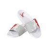 FOCO Women's NCAA College Big Logo Shimmer Slide Flip Flop Sandals, Team Color, 9-10 view 1