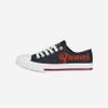 FOCO Cleveland Browns NFL Womens Color Glitter Low Top Canvas Shoes - 8 view 1