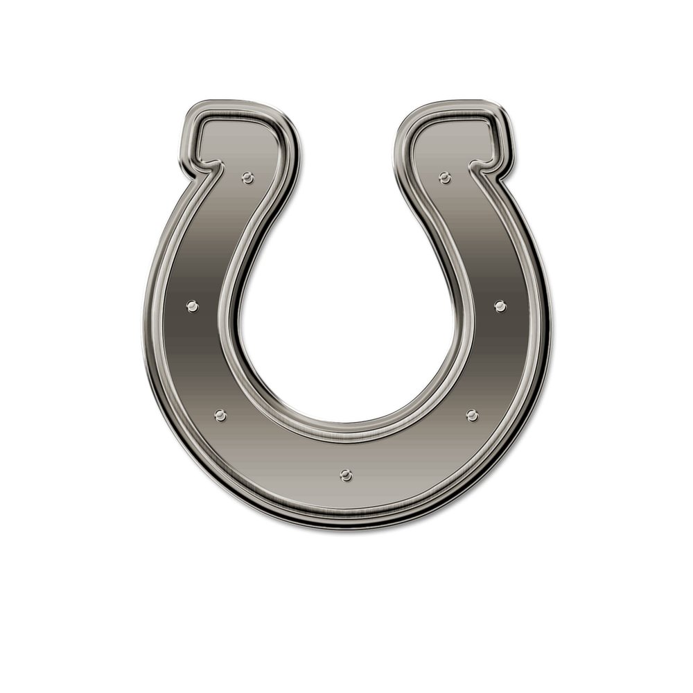 Rico Industries NFL Football Indianapolis Colts Standard Antique Auto Emblem