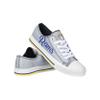 FOCO Los Angeles Rams NFL Womens Color Glitter Low Top Canvas Shoes - 7