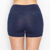 ALWAYS Women's 3" Yoga Shorts - Premium Soft Tummy Control Workout Stretch Solid Leggings Pants with Pockets Navy XS view 4
