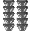 Sexy Basics Women's 10 Pack Soft & Stretchy Cheeky Lace Bikini Underwear | Lace Panties (10 Pack- Black, Large) view 1
