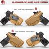 Amberide Taurus G3C/G2C/G2S/PT111 G2/PT140 IWB Holster,Tough KydexBoltaron Inside Waistband Holster for Taurus 9mm/.40 Pistols, Defined Retention Click,030Cant Adjustment,Optics-Ready Compatible view 2