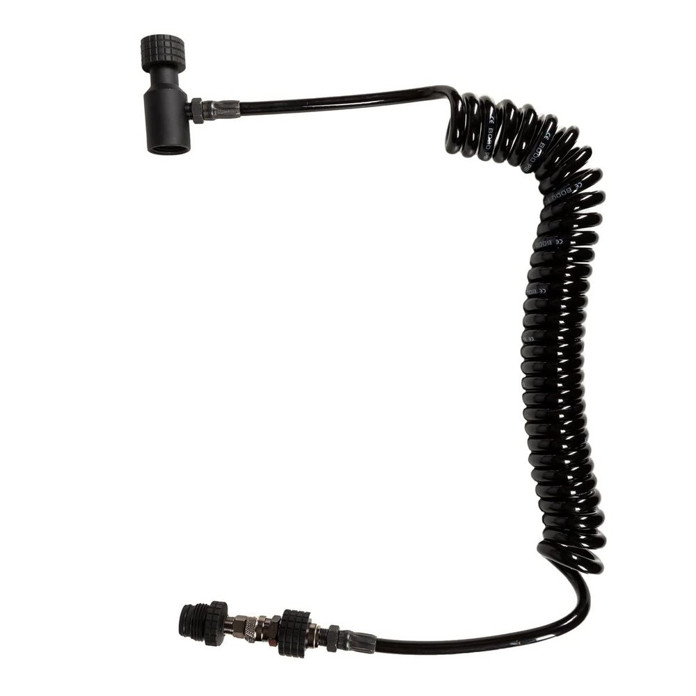 HK Army Paintball Coiled Remote Line with Slidecheck