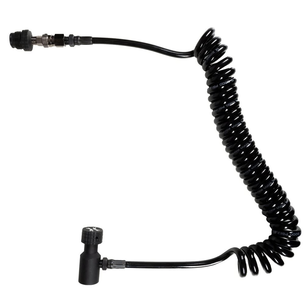 HK Army Paintball Standard Quick Disconnect Coiled Remote Line